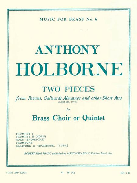 Two Pieces : For Brass Choir Or Brass Quintet.