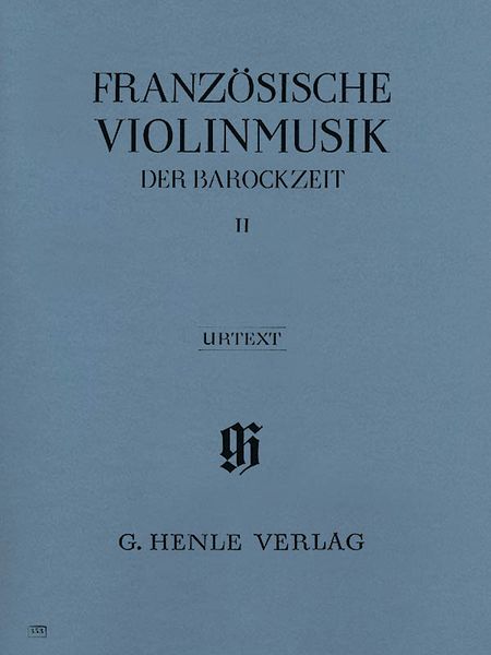 French Violin Music Of The Baroque Era, Vol. 2.