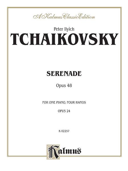 Serenade, Op. 48 : For One Piano, Four Hands.