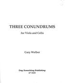 Three Conundrums : For Viola And Cello (2001).
