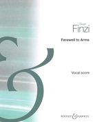 Farewell To Arms (Introduction and Aria) : For Tenor and String Orchestra (Piano reduction).