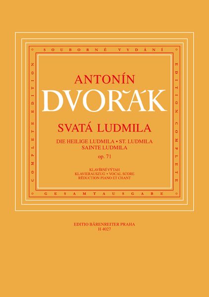 St. Ludmila, Op. 71.