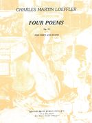 Four Poems Op. 15 : For Voice and Piano.