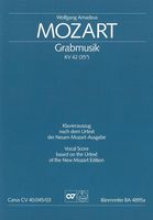 Grabmusik, K. 42 : Passionskantate Für Soli, Chor und Orchester / Vocal Score by Mathias Siedel.