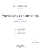 Variations Concertantes : For Bassoon and Piano.