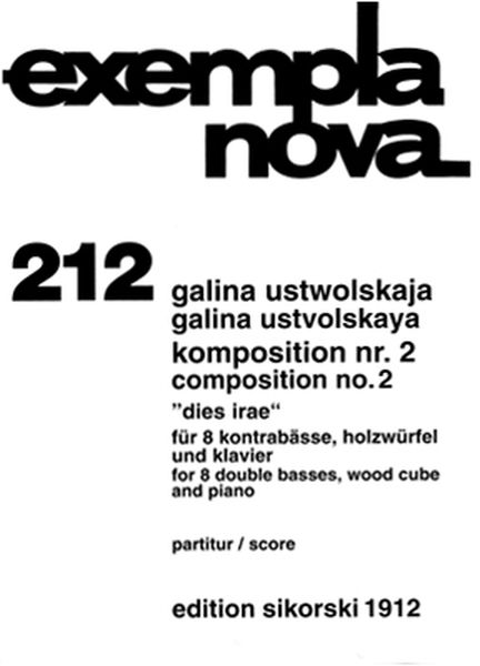 Composition No. 2 (Dies Irae) : Für 8 Kontrabässe, Holzwürfel und Klavier.