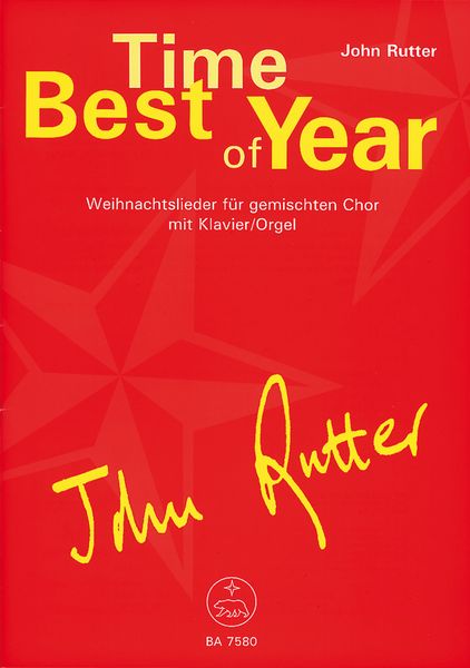 Best Time of The Year : Weihnachtslieder Für Gemischten Chor Mit Klavier/Orgel.