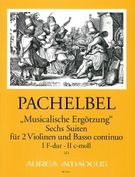 Musicalische Ergötzung : Sechs Suiten Für 2 Violinen Und Basso Continuo - Heft 1.