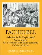 Musicalische Ergötzung : Sechs Suiten Für 2 Violinen Und Basso Continuo - Heft 3.