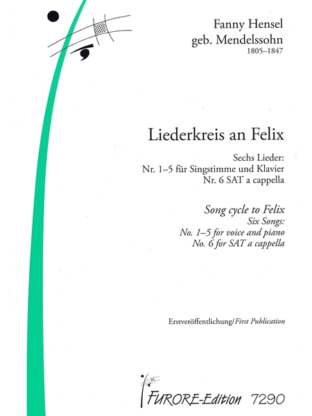 Liederkreis An Felix : Sechs Lieder (1829) / Text by J. G. Droysen.