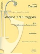 Concerto In Sol Maggiore, D 78 : Per Violino, Archi E Basso Continuo.