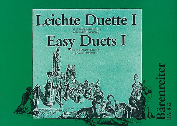 Leichte Duette, Heft 1 : For Two Soprano Recorders.