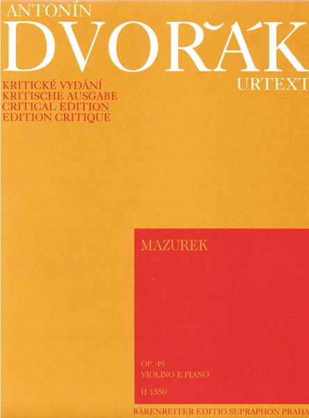 Mazurek, Op. 49 : For Violin and Piano.