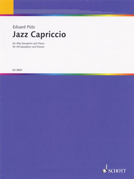 Jazz Capriccio : For Alto Saxophone and Piano (1998).