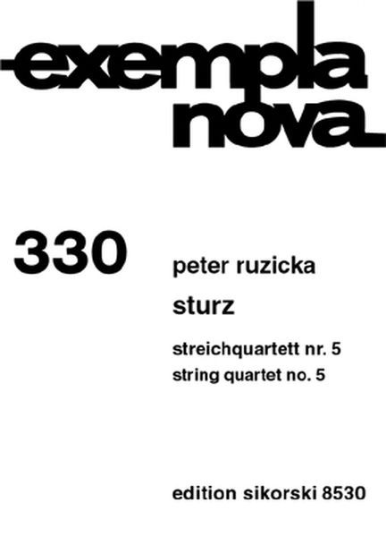 Sturz : Streichquartett Nr. 5.