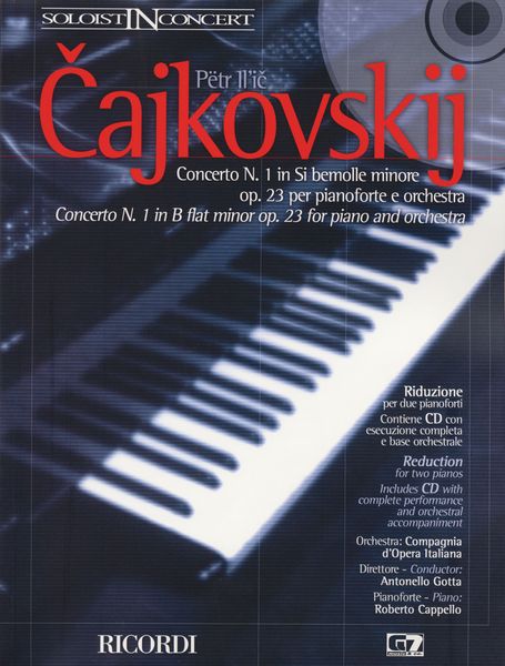Concerto No. 1 In Bb Minor, Op. 23 : For Piano and Orchestra.