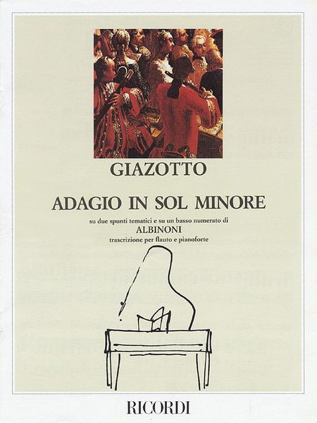 Adagio In G Minor : For Flute and Piano.