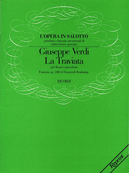 Traviata Fantasia : For Flute and Piano.