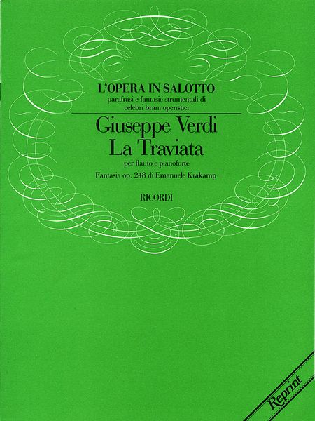 La Traviata Fantasia : For Flute and Piano.