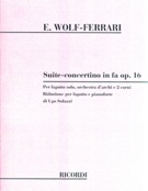 Suite-Concertino, Op. 16 : For Bassoon and Piano.