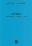 Rhapsody : For 2 Flutes, Clarinet and Piano Or 2 Violins, Viola and Piano.