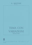Tema Con Variazioni, Op. 55 No. 1 : Für Klavier.