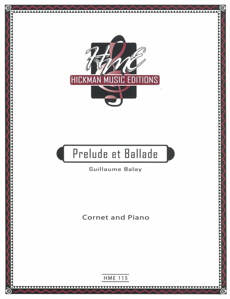 Prelude Et Ballade : For Cornet and Piano.