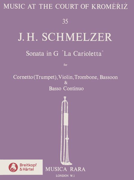 Sonata In G (la Carioletta) : For Cornetto, Violin, Trombone, Bassoon, & Basso Continuo.