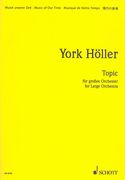 Topic : For Large Orchestra (1967, Rev. 2002).