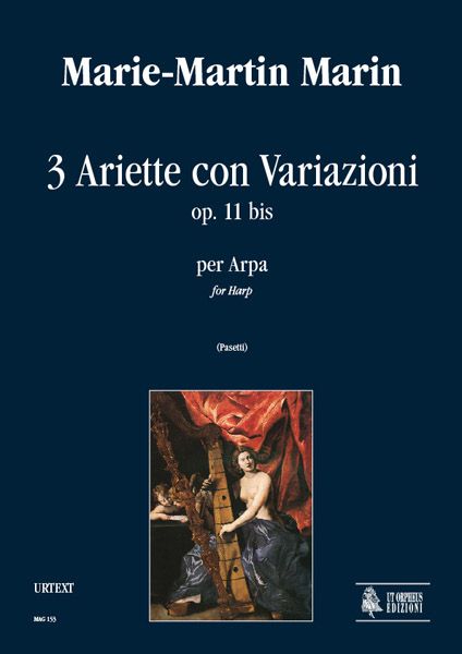 3 Ariette Con Variazioni, Op. 11 Bis : Per Arpa / edited by Anna Pasetti.
