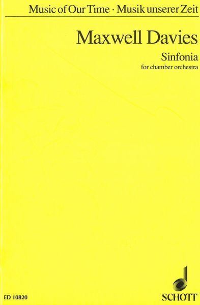 Sinfonia : For Chamber Orchestra.