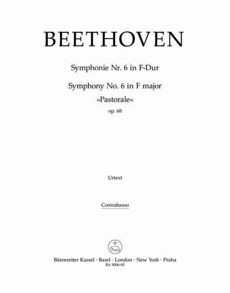 Symphony No. 6 In F Major, Op. 68 (Pastorale) : Doublebass Part.