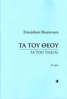 Ta Tou Theou : For Organ.