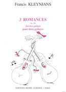 3 Romances, Op. 100 : Pour Deux Guitares.