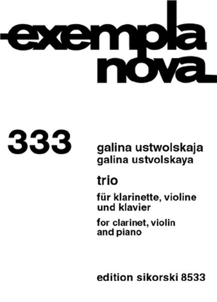 Trio : Für Klarinette, Violine Und Klavier (1949).