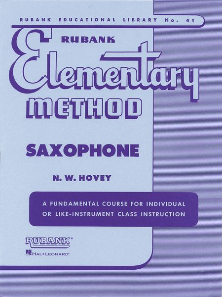 Rubank Elementary Method : For Saxophone.