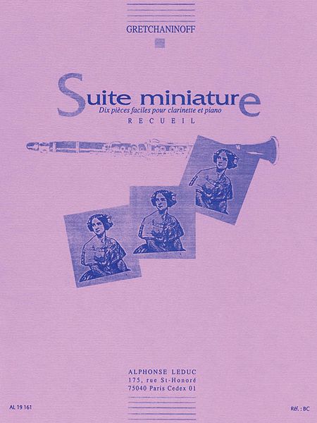 Suite Miniature, Op. 145 : For Clarinet and Piano.