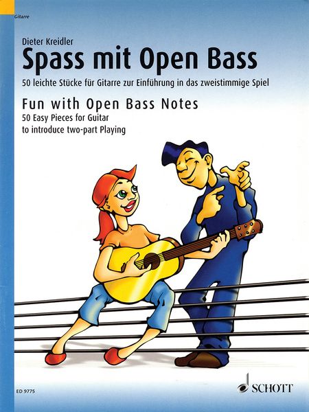 Fun With Open Bass Notes : 50 Easy Pieces For Guitar To Introduce Two-Part Playing.