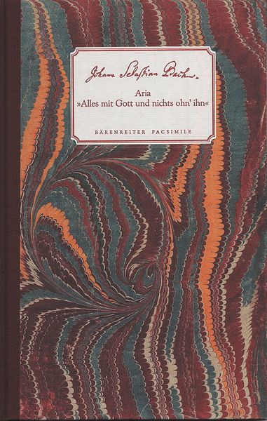 Alles Mit Gott Und Nichts Ohn' Ihn, BWV 1127 : Aria For Solo Soprano, Strings and Basso Continuo.