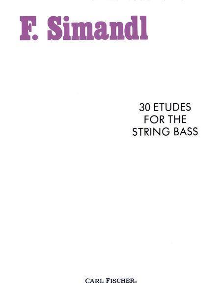 30 Etudes For The String Bass.