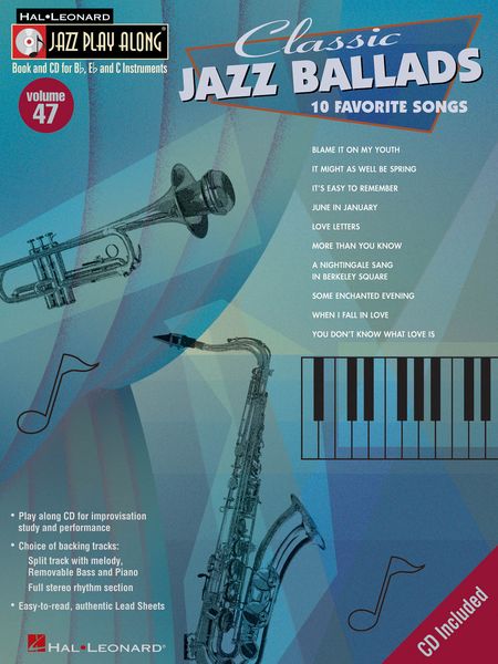 Classic Jazz Ballads : 10 Favorite Songs.