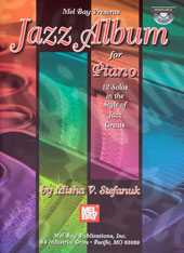 Jazz Album For Piano : 12 Solos In The Style Of Jazz Greats.