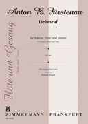 Liebesruf : Für Sopran, Flöte und Klavier, Op. 141 / edited by Henner Eppel.