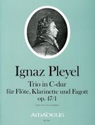 Trio In C-Dur : Für Flöte, Klarinette In C Und B Und Fagott, Op. 47/1 / Edited By Bernhard Päuler.