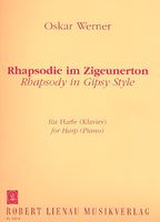 Rhapsodie Im Zigeunerton : Für Harfe (Klavier).
