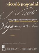 Quartetto No. 15 A-Moll : Für Viola, Violine, Violoncello Und Gitarre / Edited By Kurt Schumacher.