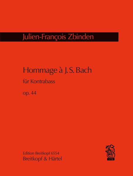 Hommage à Bach Op. 44 : For Doublebass.