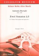 Zwei Sonaten A 3 : Für 2 Violinen, Viola Da Gamba (Oder Fagott) und Basso Continuo.
