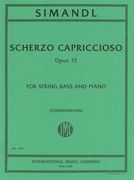 Scherzo Capriccioso, Op. 72 : For String Bass and Piano.