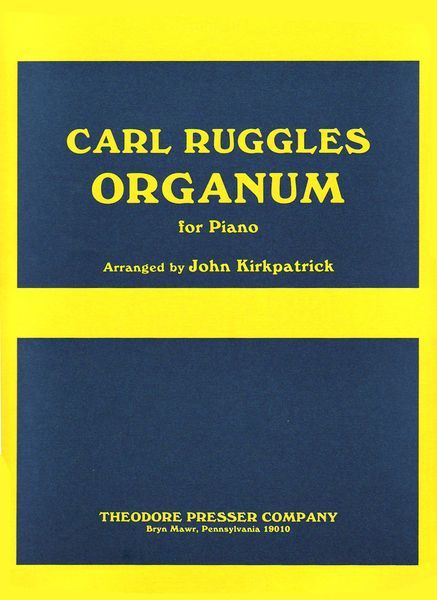 Organum : For Piano.